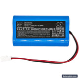 Neptolux N89 Replacement Battery, 7.4V, 2200mAh, Li-ion 3