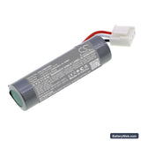 Custom Battery Packs Replacement Battery, 3.6V, 2250mAh, Li-ion 1