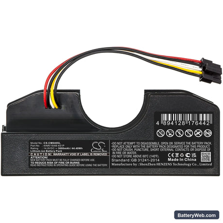Custom Battery Packs Replacement Battery, 14.8V, 3000mAh, Li-ion 5