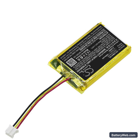 Custom Battery Packs Replacement Battery, 3.7V, 1800mAh, Li-Polymer 2