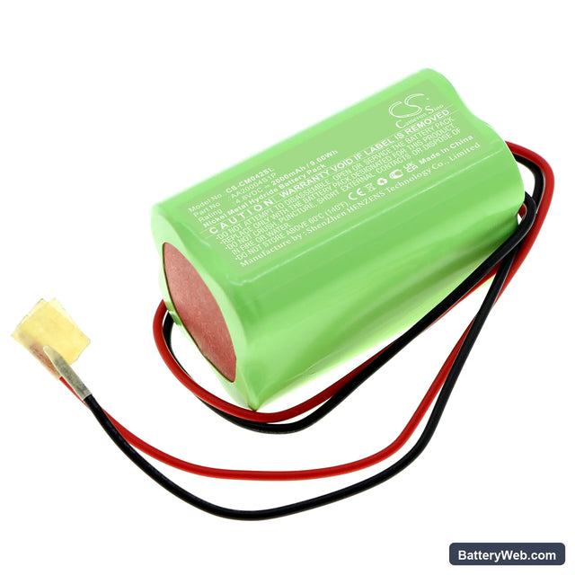 Custom Battery Packs Replacement Battery, 4.8V, 2000mAh, Ni-MH 1