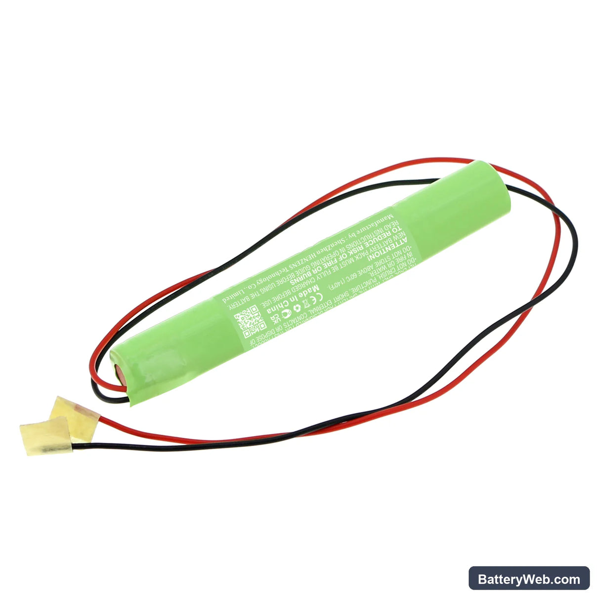 Custom Battery Packs Replacement Battery, 4.8V, 600mAh, Ni-MH 2