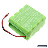 Custom Battery Packs Replacement Battery, 9.6V, 1500mAh, Ni-MH 2