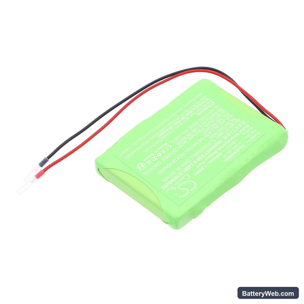 Custom Battery Pack Replacement Battery, 3.6V, 500mAh, Ni-MH 2