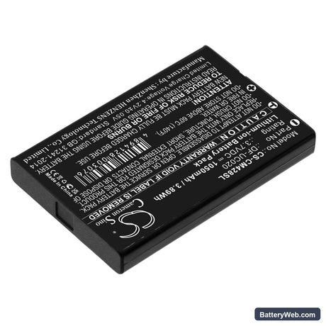 Creative DiVi CAM 428 Portable MP3 Player Replacement Battery, 3.7V, 1050mAh, Li-ion 2