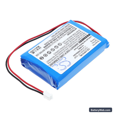 Olympia CM75 Replacement Battery, 7.4V, 2000mAh, Li-Polymer 2