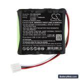 COMEN CM600 Replacement Battery, 14.4V, 3400mAh, Li-ion 3