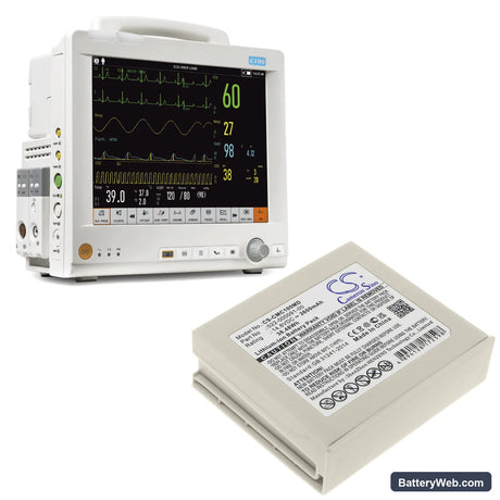 COMEN C100 Monitor Replacement Battery, 14.8V, 2600mAh, Li-ion 4