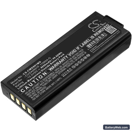 CU Medical iPAD SAVER NF1200 Replacement Battery, 12V, 4050mAh, Li-MnO2 1