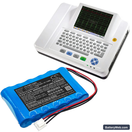 COMEN CM-1200A ECG Replacement Battery, 11.1V, 5200mAh, Li-ion 6