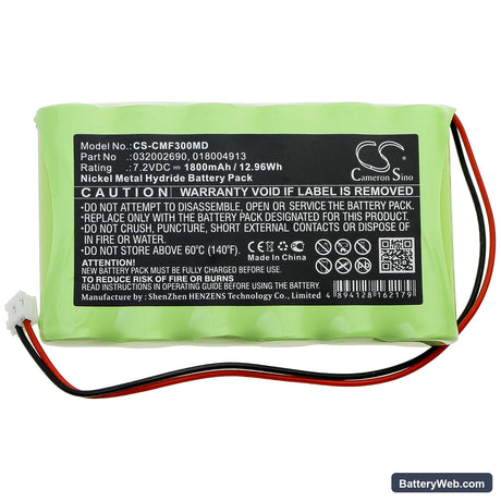 Compex Micro Replacement Battery, 7.2V, 1800mAh, Ni-MH 3