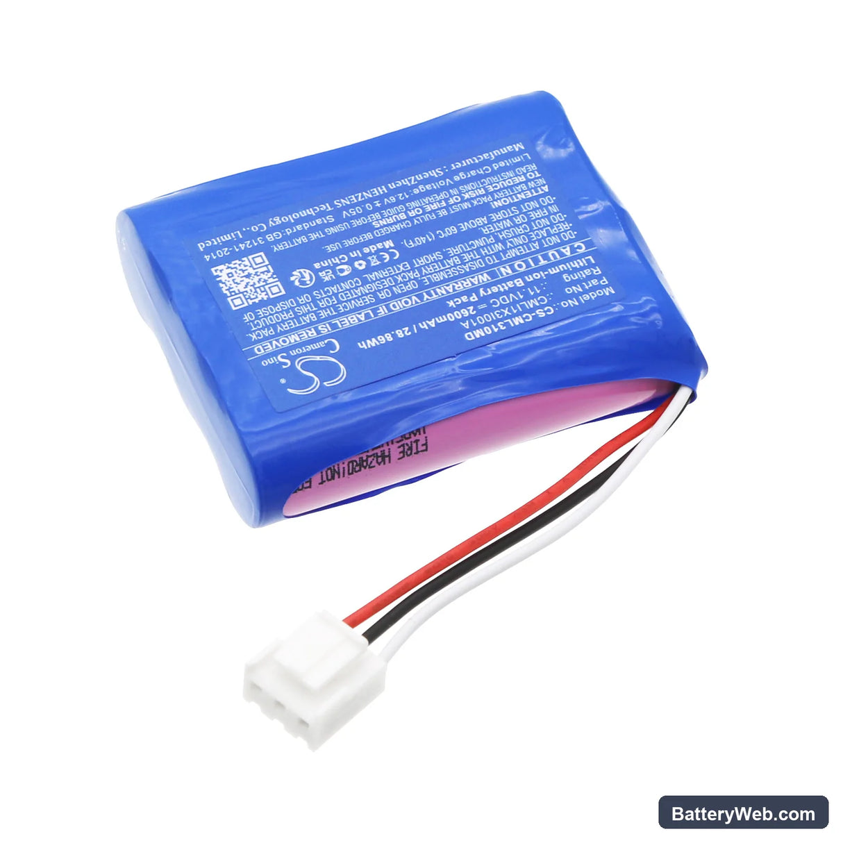 COMEN Synhas Replacement Battery, 11.1V, 2600mAh, Li-ion 2