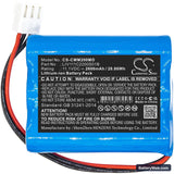 COMEN M2000A Replacement Battery, 11.1V, 2600mAh, Li-ion 3