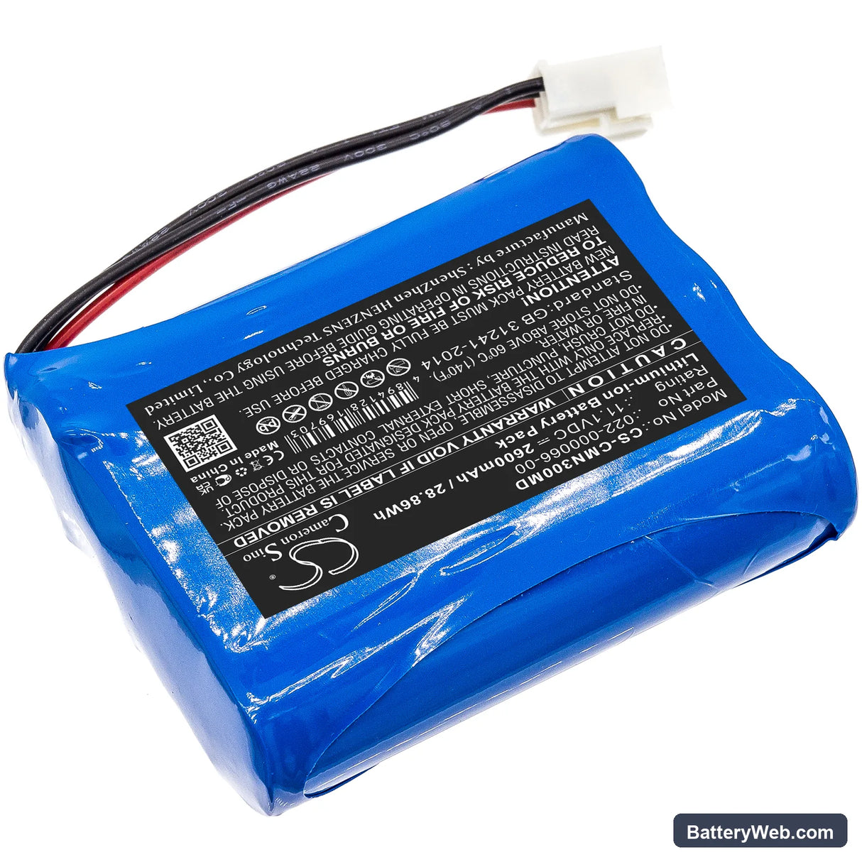 COMEN NC3 Replacement Battery, 11.1V, 2600mAh, Li-ion 2