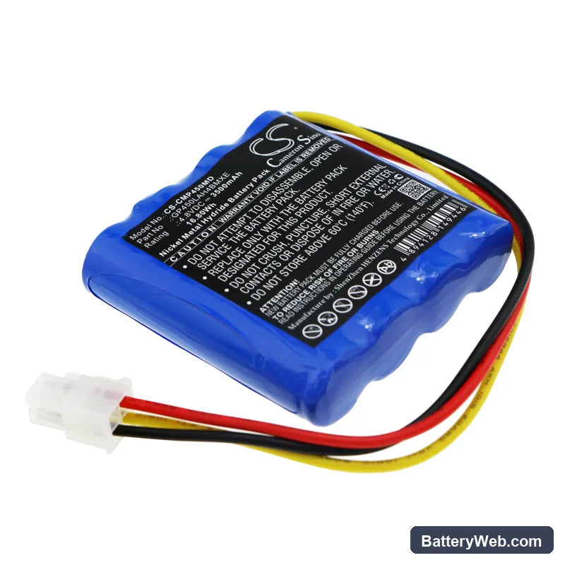 COSMED Pony FX Replacement Battery, 4.8V, 3500mAh, Ni-MH 1