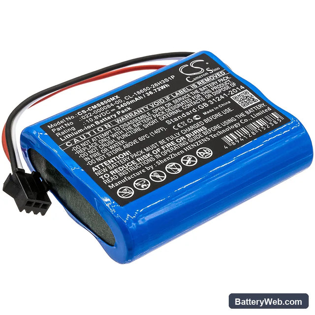 Cardiomonitor COMEN Star 8000 Replacement Battery, 10.8V, 3400mAh, Li-ion 1