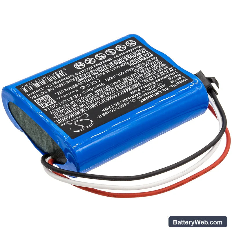 Cardiomonitor COMEN Star 8000 Replacement Battery, 10.8V, 3400mAh, Li-ion 2