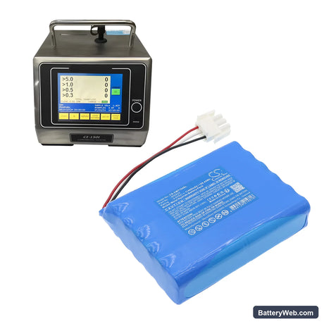 Climet CI-150t Replacement Battery, 9.6V, 11400mAh, Ni-MH 6