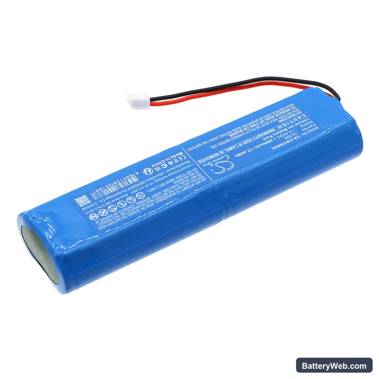 CleanMate RV500 Replacement Battery, 14.4V, 2600mAh, Li-ion 2