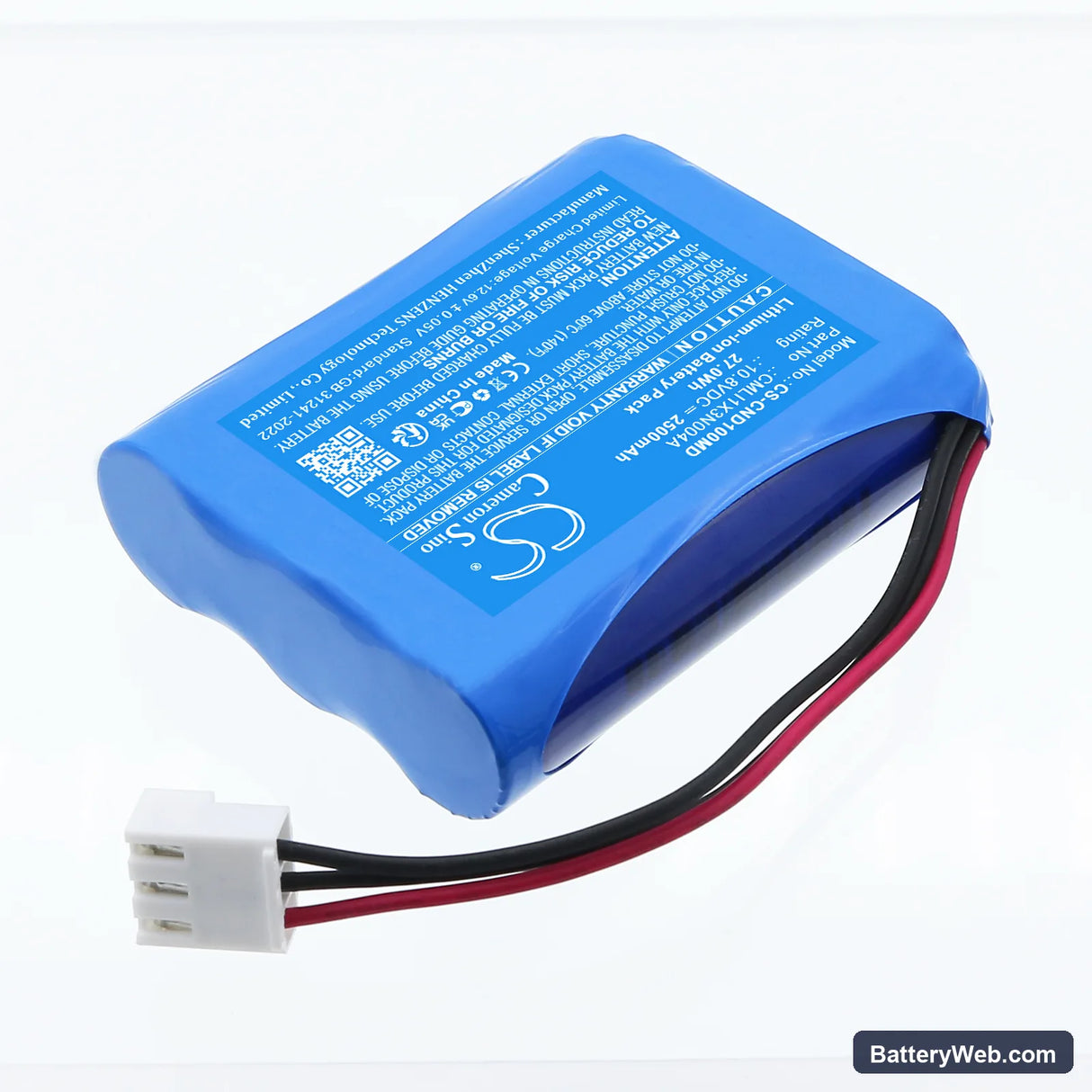 COMEN ND10 Monitor Replacement Battery, 10.8V, 2500mAh, Li-ion 2