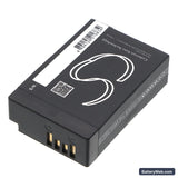 Canon EOS Kiss X8i Replacement Battery, 7.4V, 1000mAh, Li-ion 3