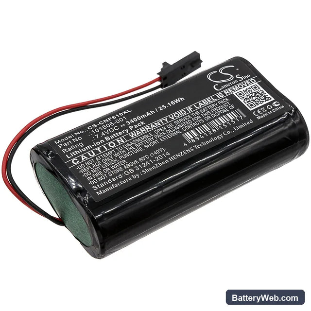 ComSonics QAM Sniffer Replacement Battery, 7.4V, 3400mAh, Li-ion 1