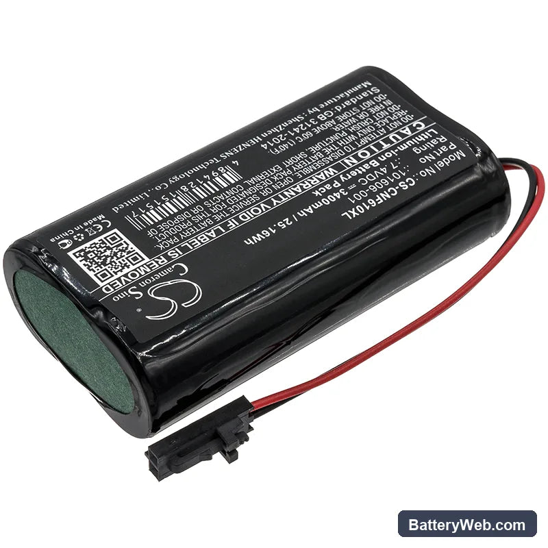 ComSonics QAM Sniffer Replacement Battery, 7.4V, 3400mAh, Li-ion 2