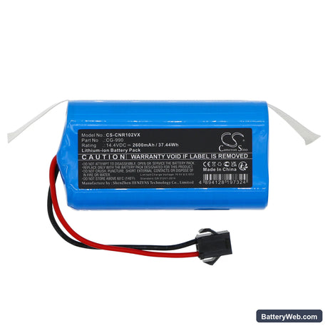 Infiniton Cleaner 1080 Replacement Battery, 14.4V, 2600mAh, Li-ion 3