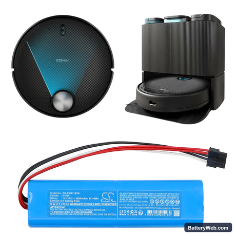 Cecotec Conga 11090 Replacement Battery, 14.4V, 2600mAh, Li-ion 6