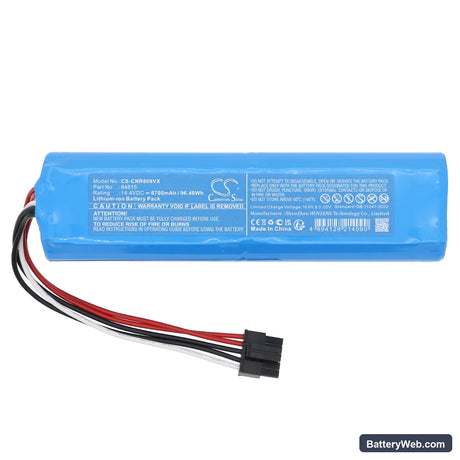 Cecotec Conga 8090 Ultra Replacement Battery, 14.4V, 6700mAh, Li-ion 3
