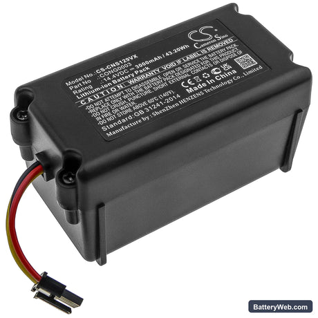 Proscenic 790T Replacement Battery, 14.4V, 3000mAh, Li-ion 1