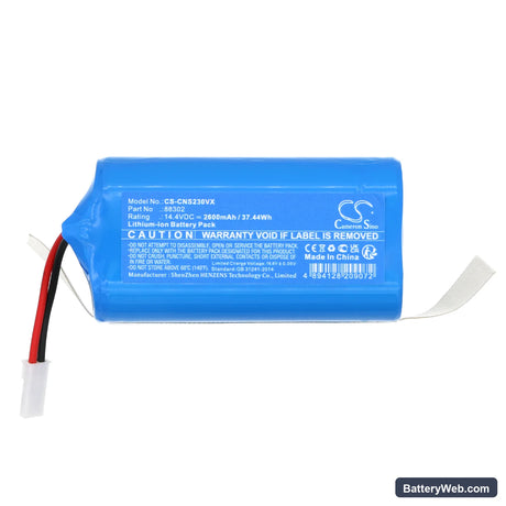 Ikohs Create Netbot LS23 Replacement Battery, 14.4V, 2600mAh, Li-ion 3
