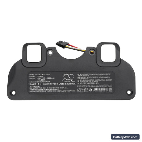 Cecotec Conga 4090 Replacement Battery, 14.8V, 5200mAh, Li-ion 5
