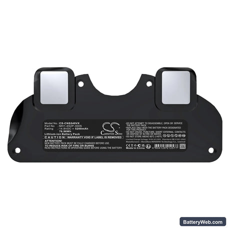 Sencor SRV 9550BK Replacement Battery, 14.8V, 5200mAh, Li-ion 5
