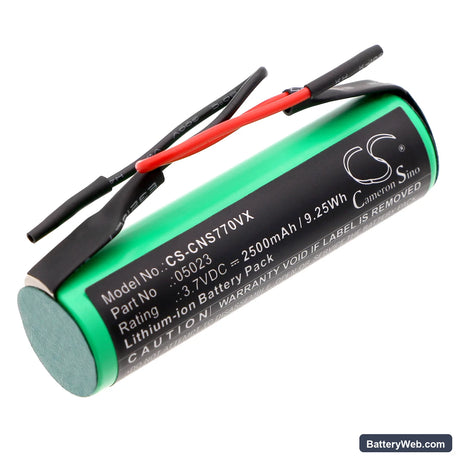 Cecotec 05023 Replacement Battery, 3.7V, 2500mAh, Li-ion 1