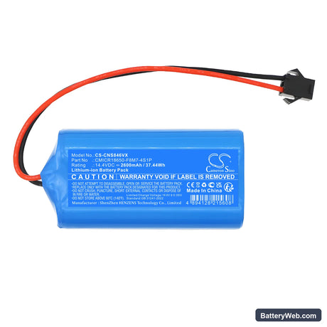 Cecotec 05846 Replacement Battery, 14.4V, 2600mAh, Li-ion 3