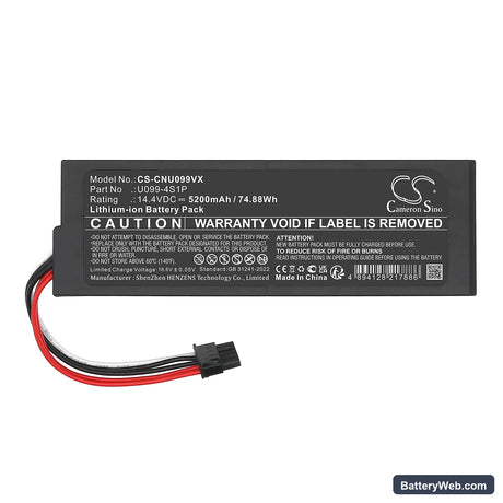 Cecotec Conga 8090 Replacement Battery, 14.4V, 5200mAh, Li-ion 5