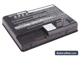 Compaq Presario X1071AP-DQ977A Replacement Battery, 14.8V, 4400mAh, Li-ion 2
