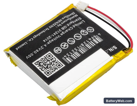 Codio K8 Replacement Battery, 3.8V, 450mAh, Li-Polymer 4