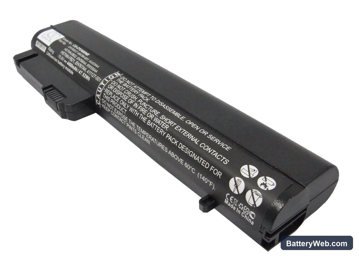 Compaq Business Notebook nc2400 Replacement Battery, 10.8V, 4400mAh, Li-ion 1