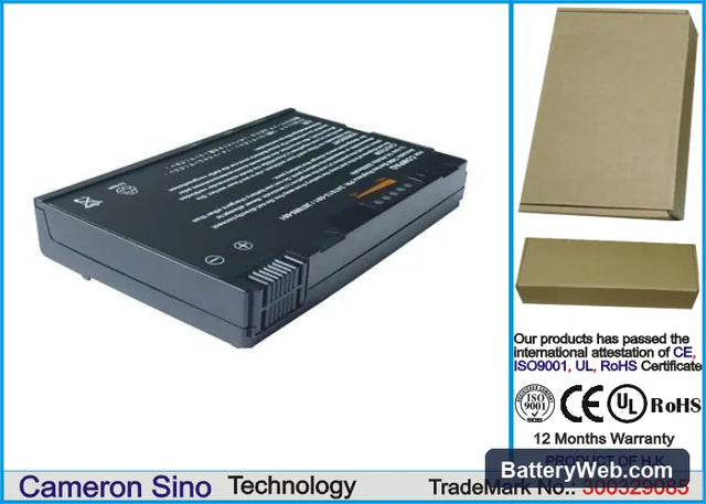 Compaq Armada 7400 6300/ T/ 6000/ D/ 0/ 1 Replacement Battery, 14.4V, 4400mAh, Li-ion 1