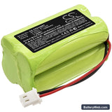 Commpact Secuself Control Panel Replacement Battery, 4.8V, 1500mAh, Ni-MH 1