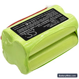 Commpact Secuself Control Panel Replacement Battery, 4.8V, 1500mAh, Ni-MH 2