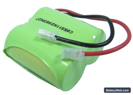 Universal 2/3AA x 2 Replacement Battery, 2.4V, 300mAh, Ni-CD 3