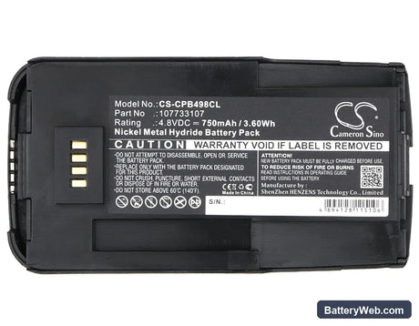 Avaya 9030 Replacement Battery, 4.8V, 750mAh, Ni-MH 5