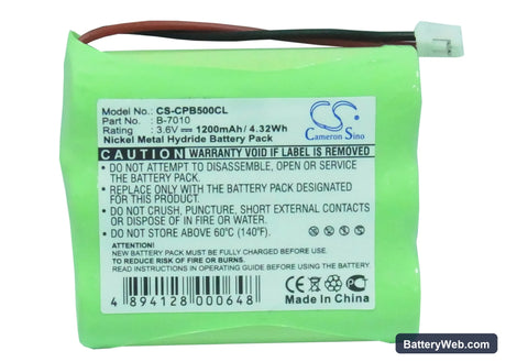 Siemens 240 Replacement Battery, 3.6V, 1200mAh, Ni-MH 5
