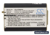 GE TL-2613 Replacement Battery, 3.6V, 700mAh, Ni-MH 6