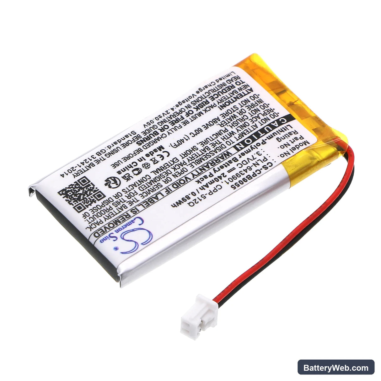 Avaya Tenovis HSG-Link DECT 2 Replacement Battery, 3.7V, 240mAh, Li-Polymer 2