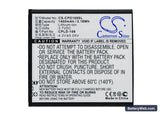 Coolpad 8070D Replacement Battery, 3.7V, 1400mAh, Li-ion 1