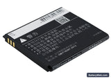 Coolpad 8070D Replacement Battery, 3.7V, 1400mAh, Li-ion 4